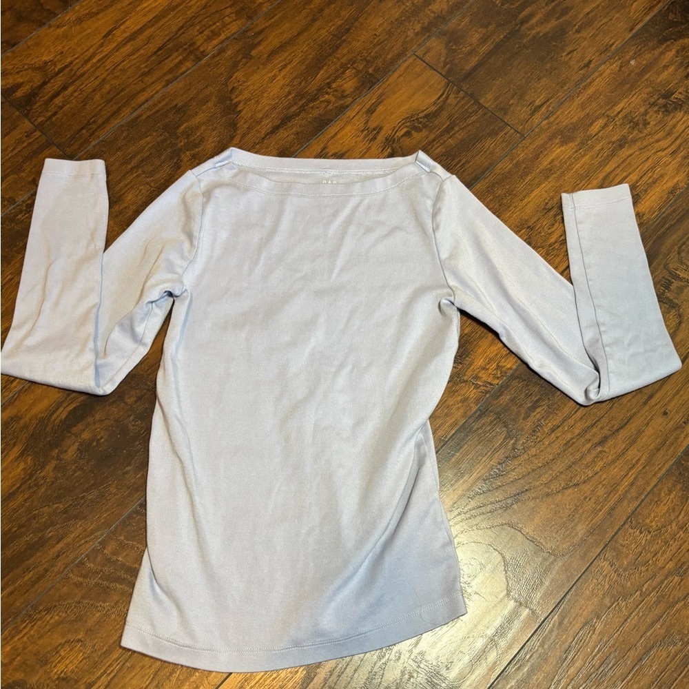 GAP Light Purple Long Sleeve Women's Top
